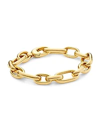 14K Gold Mixed-Link Bracelet