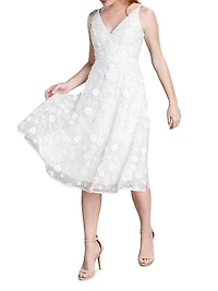 Elisa Embellished Midi Dress