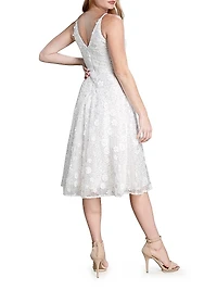 Elisa Embellished Midi Dress