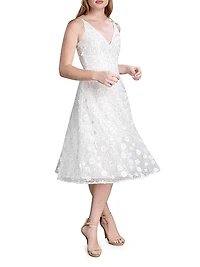 Elisa Embellished Midi Dress