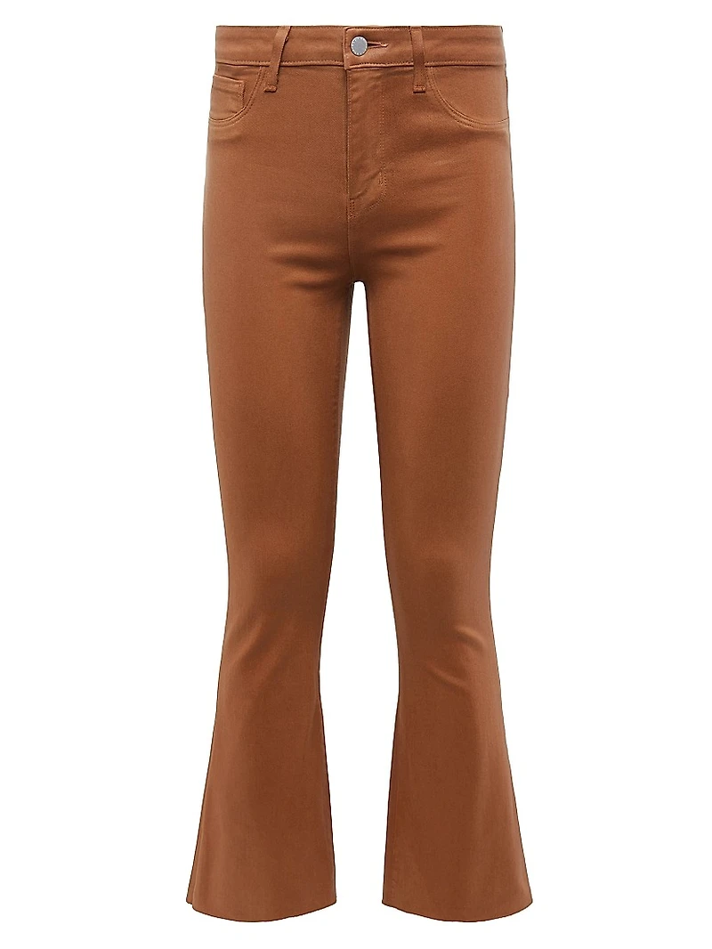 Kendra High-Rise Crop Flare Pants