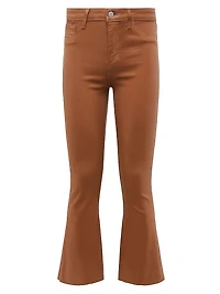 Kendra High-Rise Crop Flare Pants