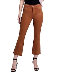 Kendra High-Rise Crop Flare Pants