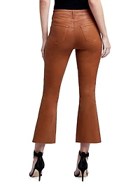Kendra High-Rise Crop Flare Pants