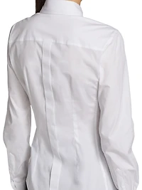 Stretch-Poplin Button-Down Shirt