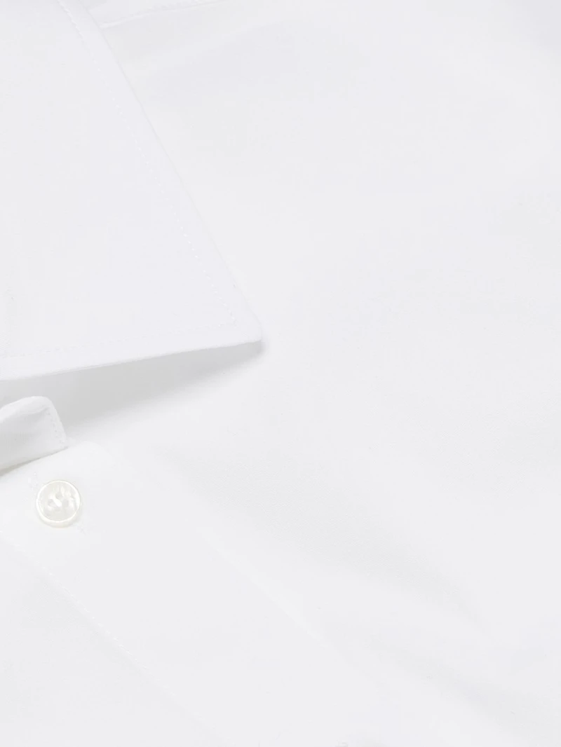 Stretch-Poplin Button-Down Shirt