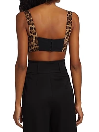 Leopard Print Crop Top