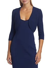 Ribbed Cashmere Shrug