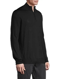 Quarter-Zip Wool Sweater