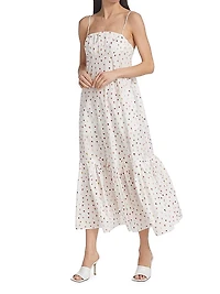 Floral Ruffle Hem Cami Dress