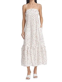 Floral Ruffle Hem Cami Dress