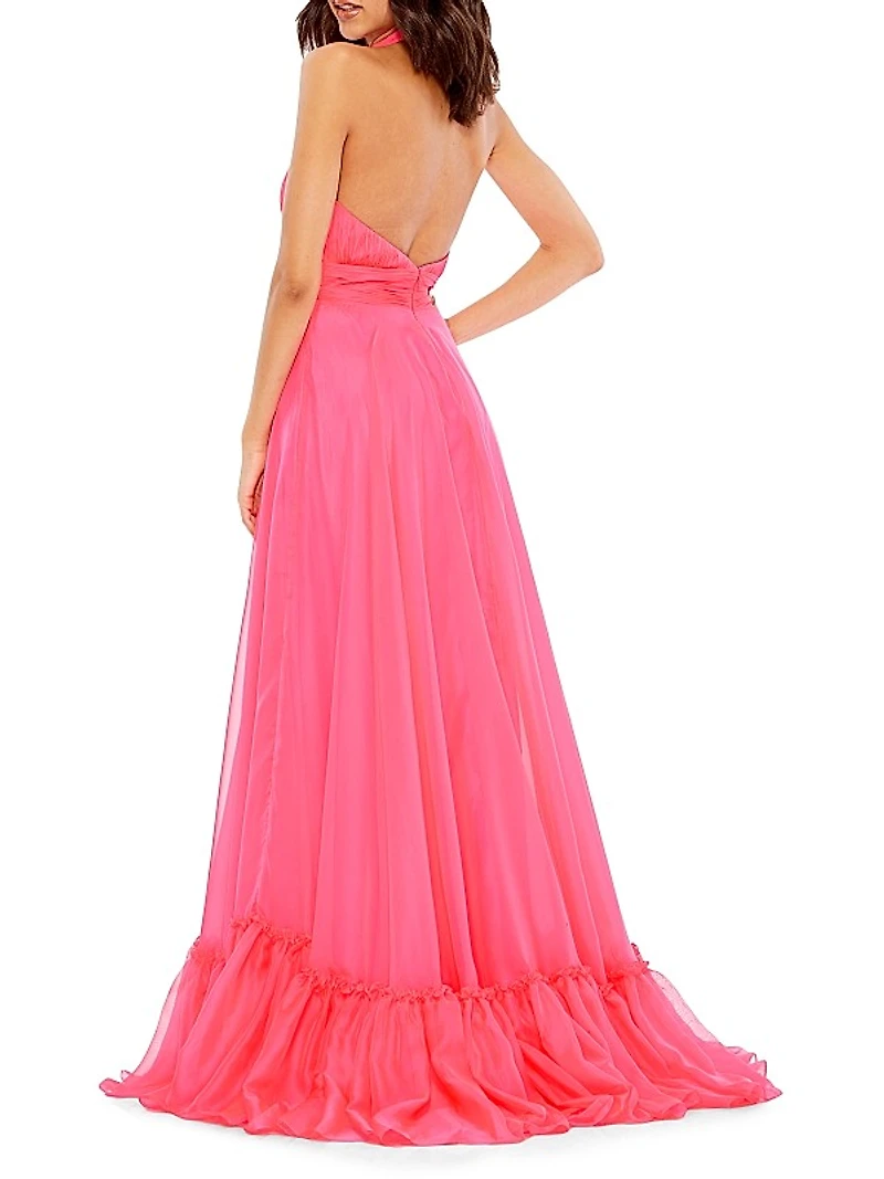 Chiffon Tiered Gown