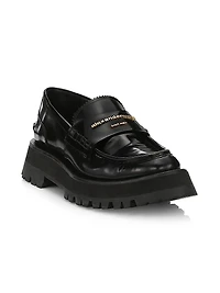 Carter Box Leather Lug Loafers