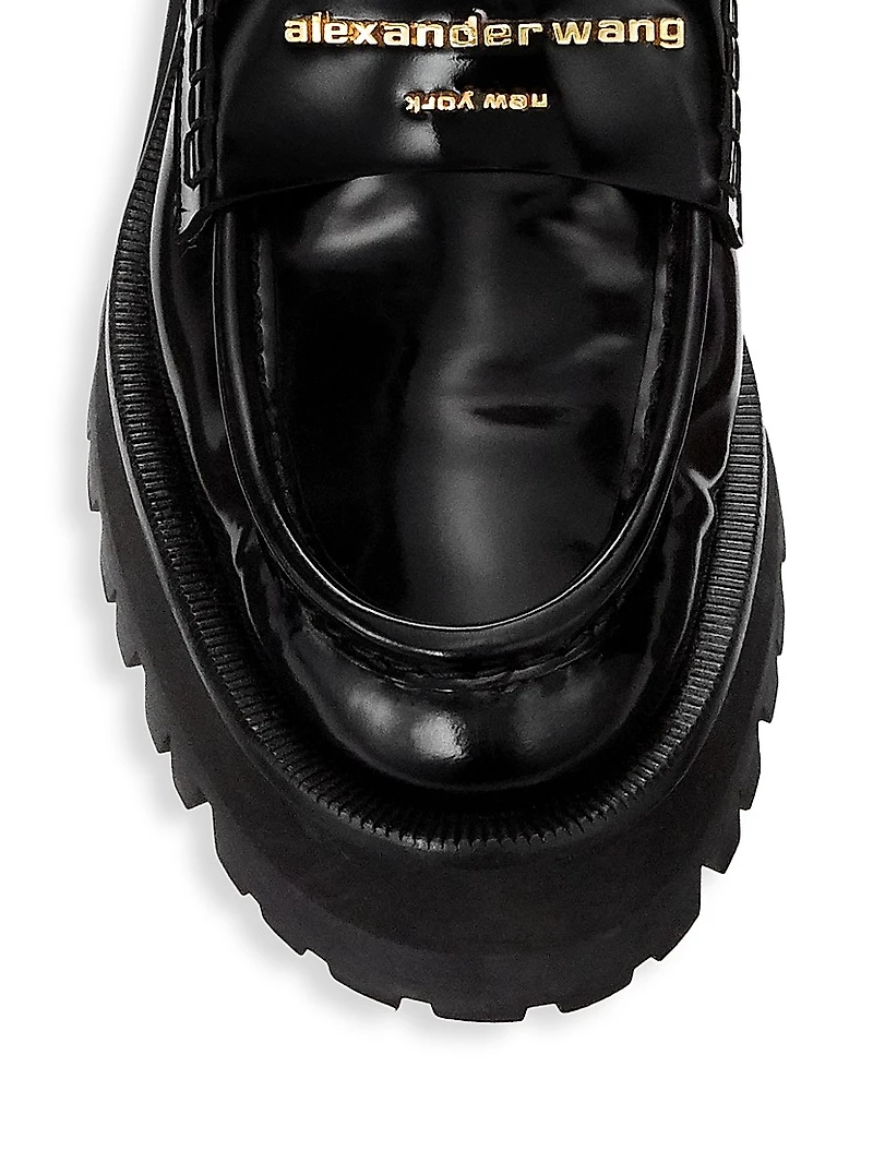 Carter Box Leather Lug Loafers