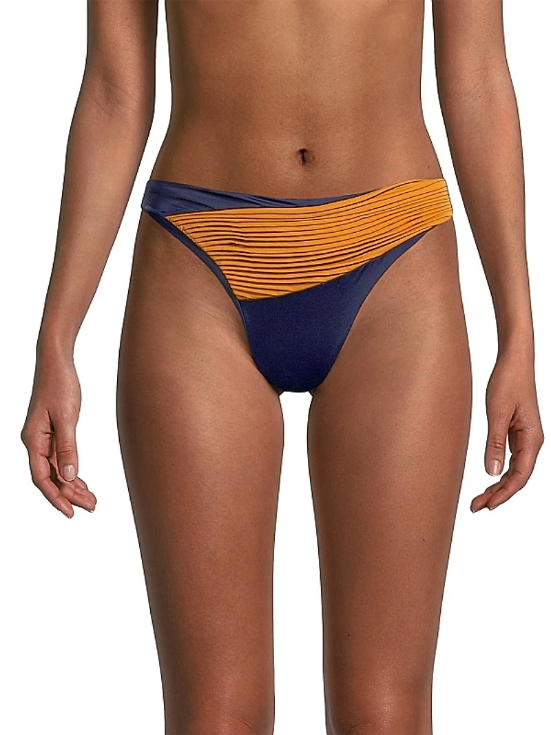 Costa Careyes Mezcal Ruched Bikini Bottom
