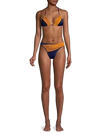 Costa Careyes Mezcal Ruched Bikini Bottom