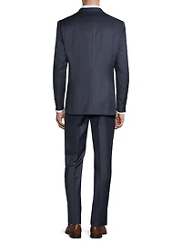 Wool Sharkskin Suit