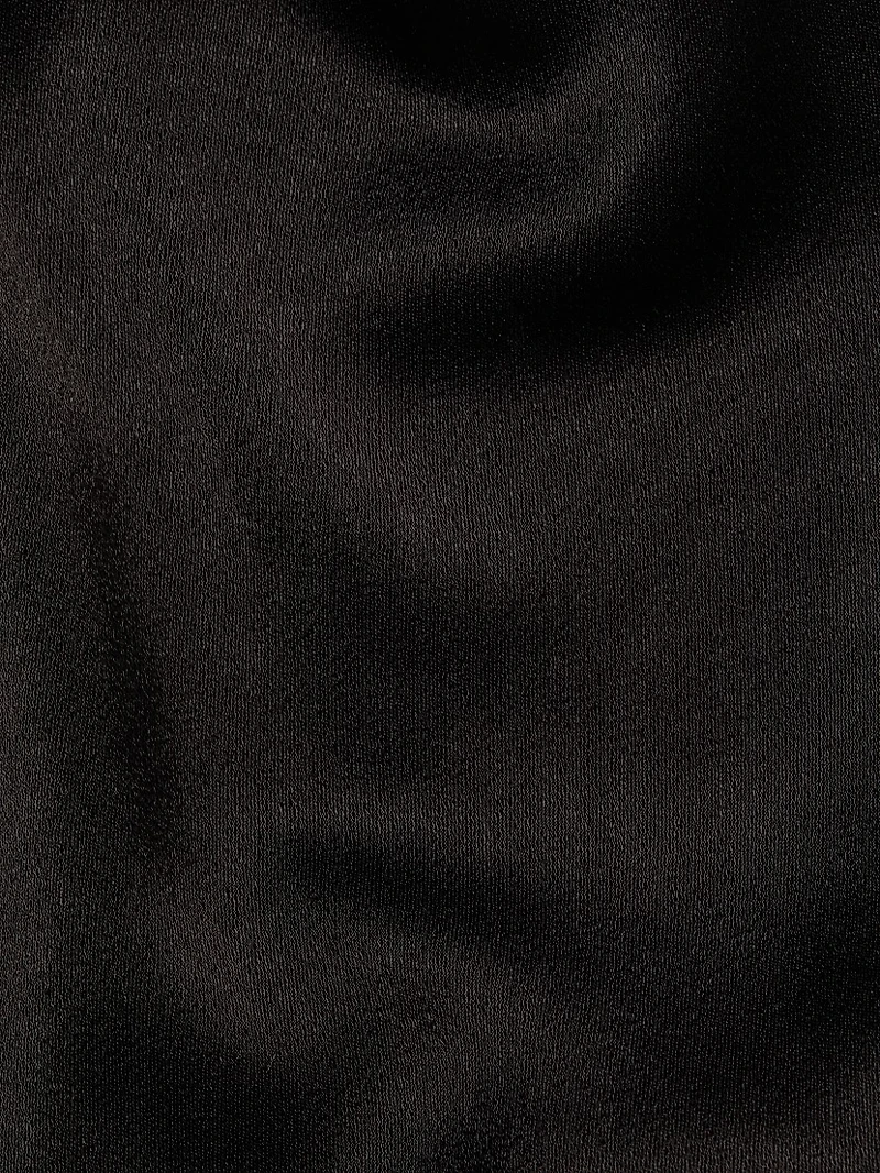 Harmon Draped Satin Tank Top