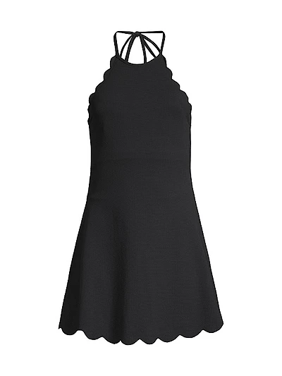 Bianca Knit Halterneck Minidress