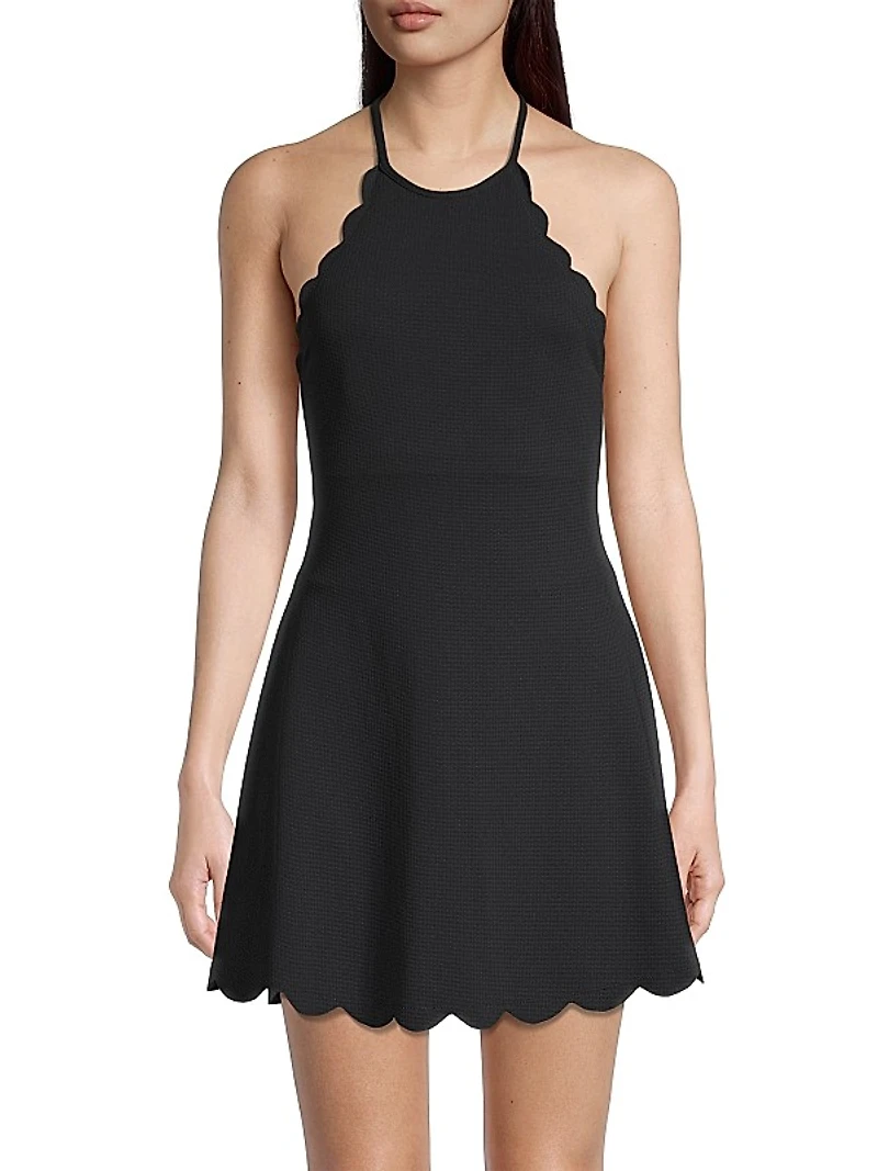 Bianca Knit Halterneck Minidress