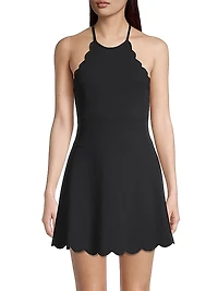 Bianca Knit Halterneck Minidress