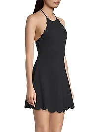 Bianca Knit Halterneck Minidress