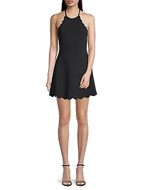 Bianca Knit Halterneck Minidress