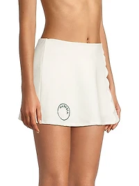 Steffi Knit Logo Mini Skort