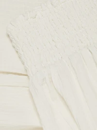 Ava Cotton Gauze Henley Top