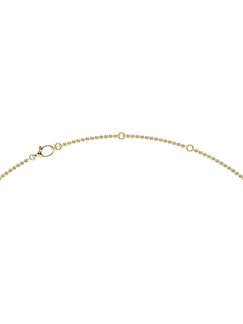 14K Yellow Gold & 7-Diamond Station Necklace/0.70-2.10 TCW