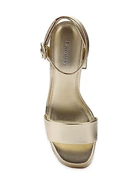 Dolly Metallic Platform Sandals