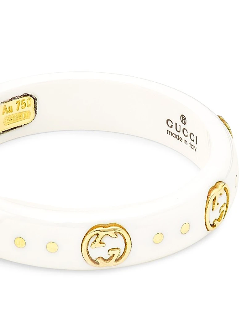 Icon Ring With Interlocking G