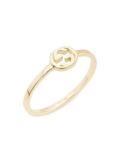 Interlocking G 18K Ring