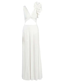 Blanca Ruffle Maxi Dress