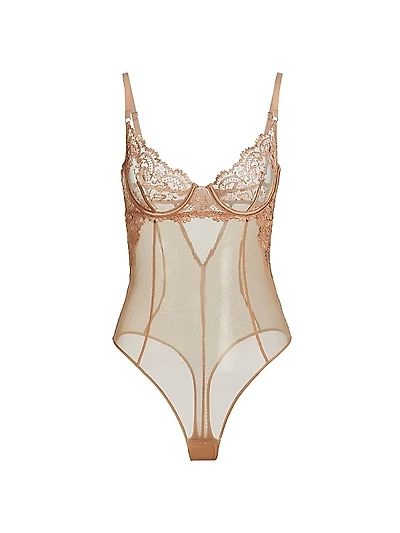 Juliette Floral Mesh Bodysuit