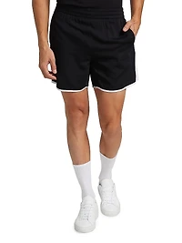 Waiter Elastic Waistband Shorts