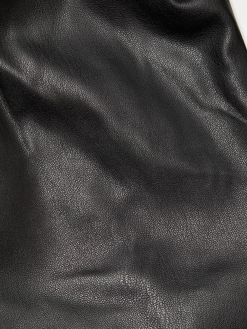 Kai Vegan Leather Halter Top