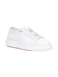Leather Low-Top Sneakers