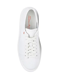 Leather Low-Top Sneakers