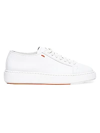 Leather Low-Top Sneakers