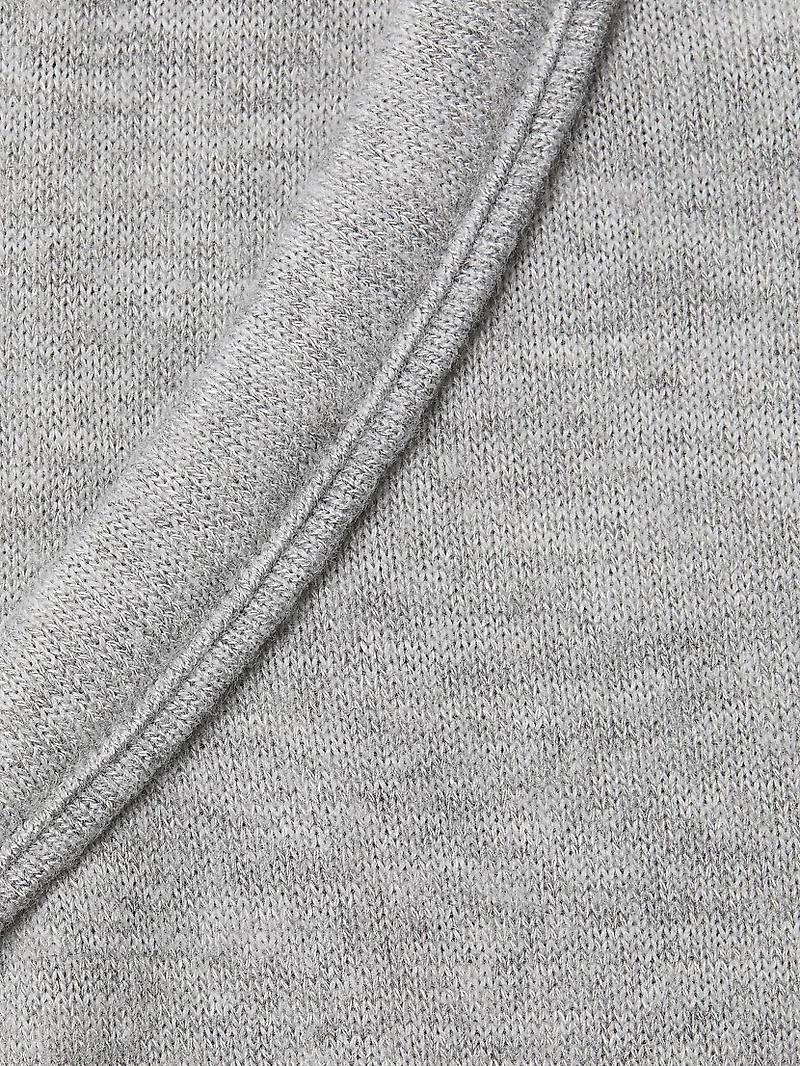 Elettra Heathered Knit Hoodie