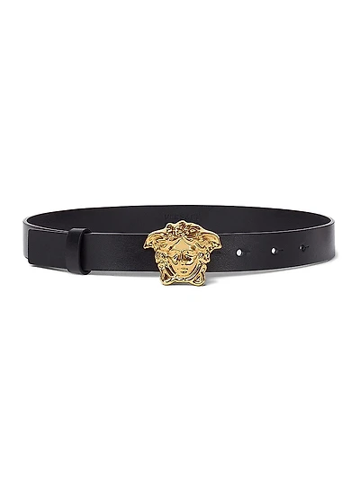 Kid's Medusa Leather Belt