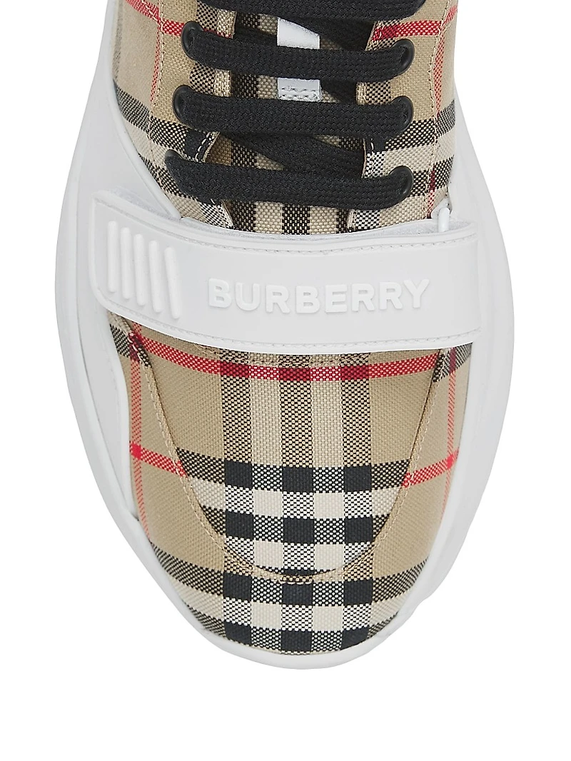 New Regis Check Sneakers