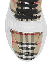 New Regis Check Sneakers