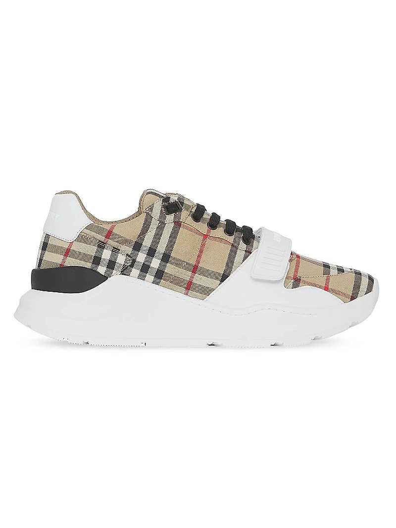 New Regis Check Sneakers