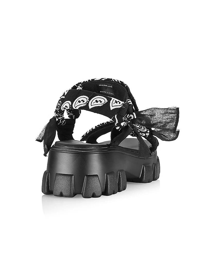 Trekky Leather Platform Sport Sandals