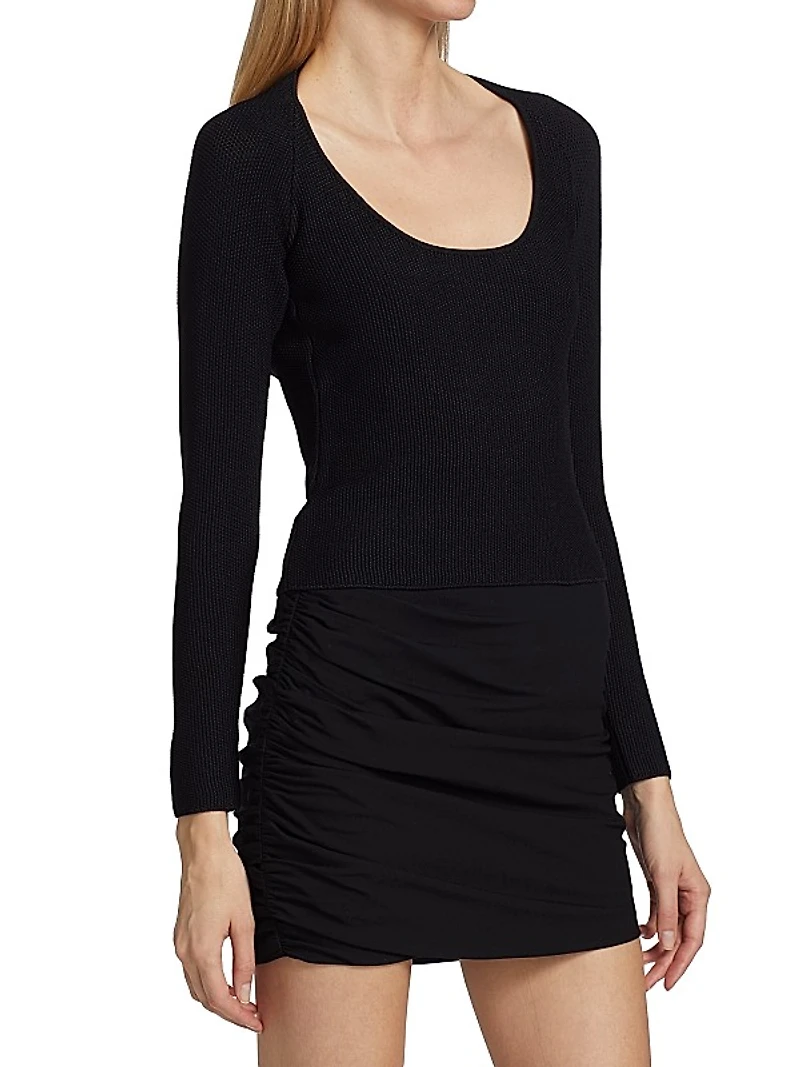 Strappy Knit Top