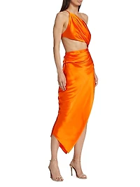 One-Shoulder Cut-Out Dress