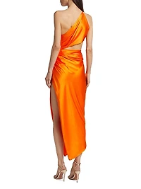 One-Shoulder Cut-Out Dress