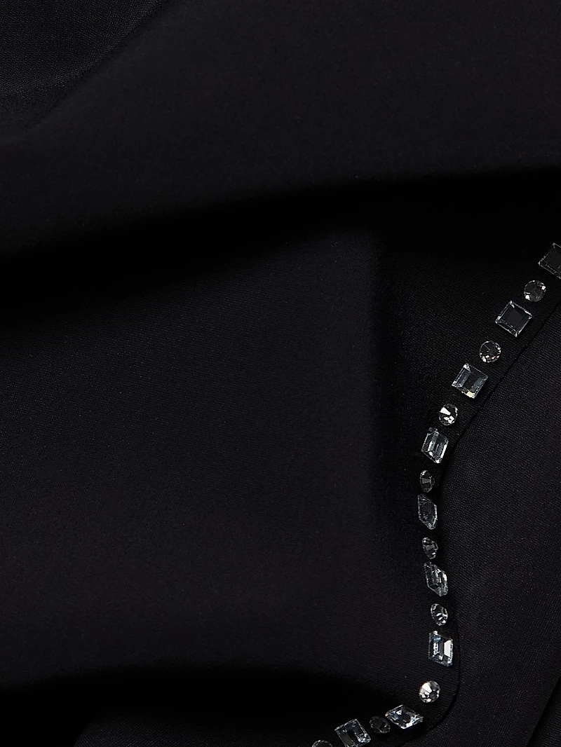 Sultana Ruffle Bodycon Midi Dress